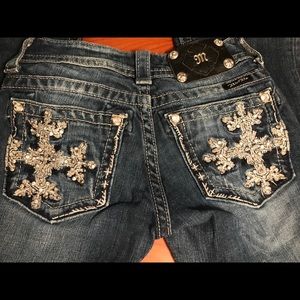 Miss Me Jeans Snowflake 24